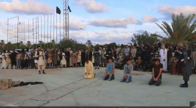 ISIS giustizia giovani ‘infedeli’ in Libia