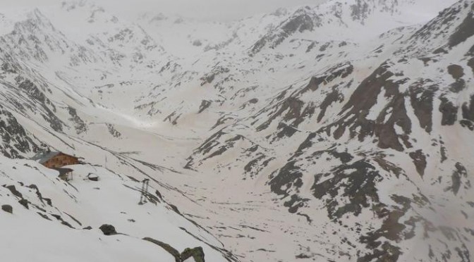 Neve rossa in Alto Adige – FOTO