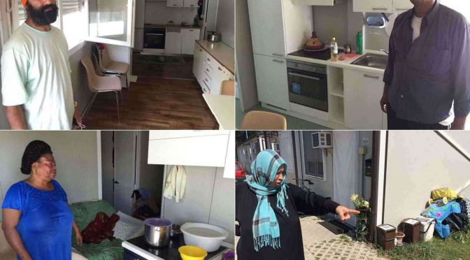 SISMA: ITALIANI IN TENDE, IMMIGRATI SONO IN CASETTE – FOTO
