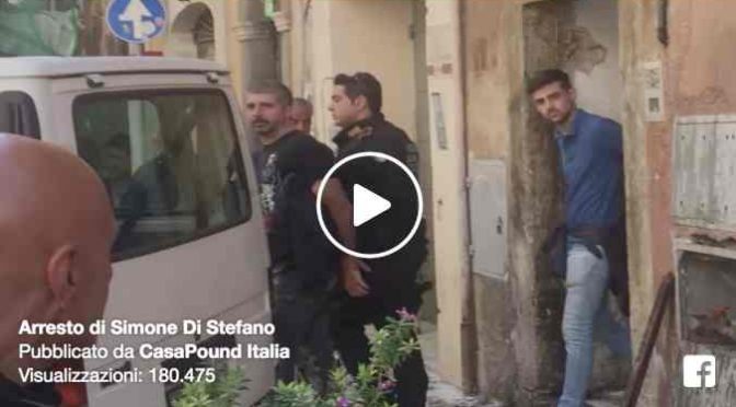 DIFENDE FAMIGLIA ITALIANA DA SFRATTO: LEADER CASAPOUND IN MANETTE – VIDEO