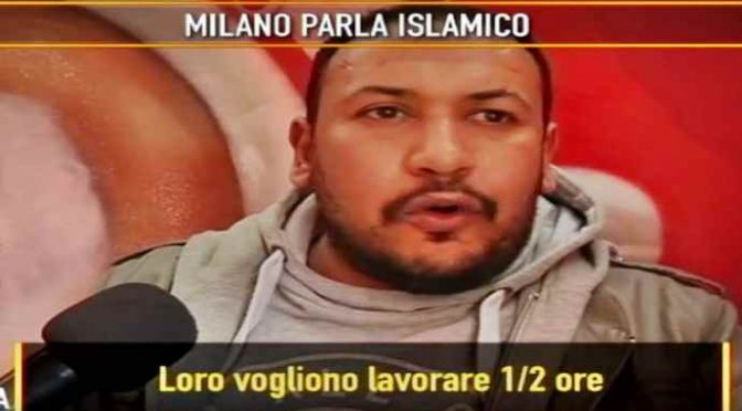 Islamici a Milano: “Italia è un posto di merd@” – VIDEO