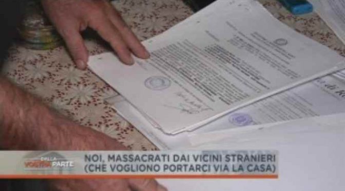 Massacrati dai vicini immigrati: “Vogliamo casa vostra, Italiani di merda” – VIDEO