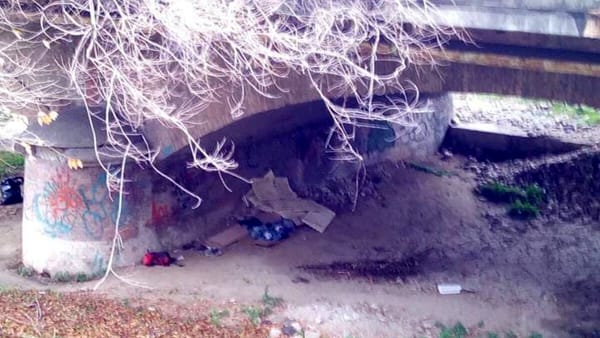 Sotto questo ponte vive una donna italiana: “Non ho soldi per affitto”