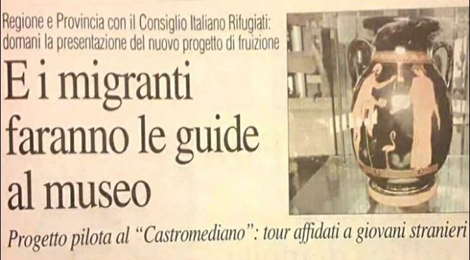 Napoli, immigrati diventano guide al museo