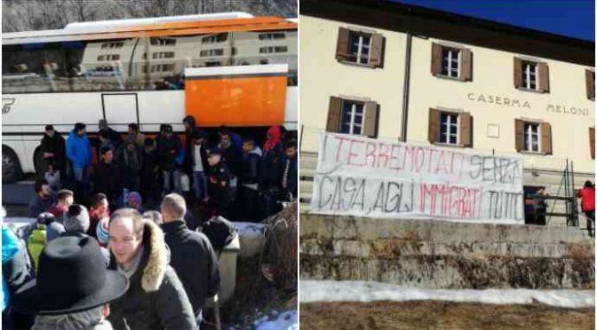 Finti profughi pakistani a Tarvisio: scatta la protesta dei residenti – VIDEO