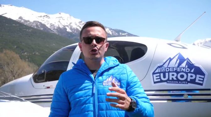 Pattugliamento patrioti anti-clandestini sulle alpi: arriva aereo – VIDEO