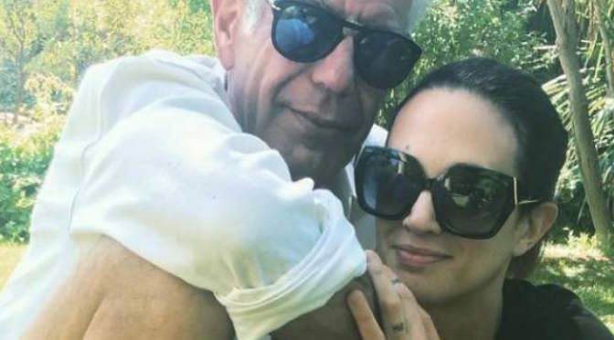 Asia Argento: morto suicida il fidanzato chef Anthony Bourdain