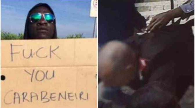 Africani, morsi e pugni ai carabinieri: forse li denunciano
