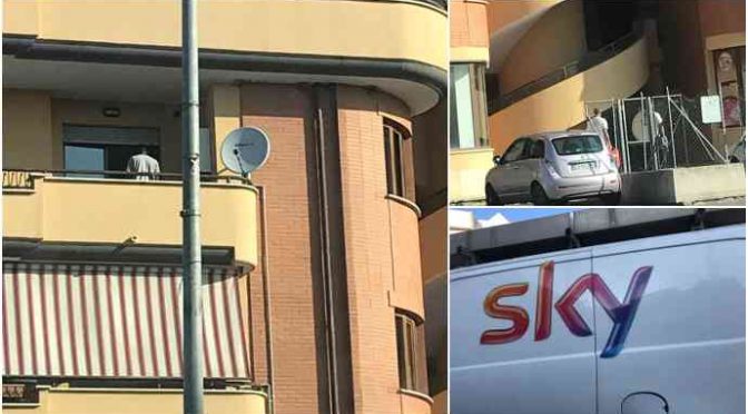 I profughi hanno ottenuto “SKY”, montate le parabole – FOTO