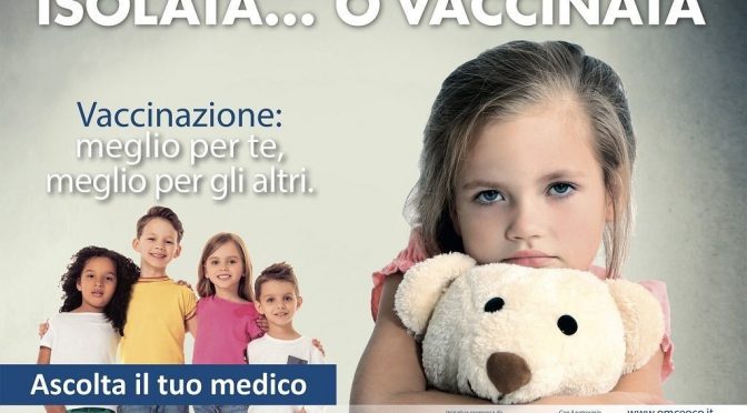 Spot ‘terrorista’ contro bambini No Vax