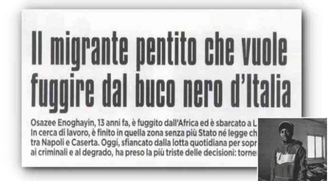 Castel Volturno: 400 nigeriani ai domiciliari, non è più Italia