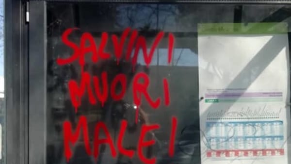 “Salvini muori”, il vero odio è rosso