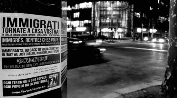“Tornate a casa vostra”, volantini a Milano