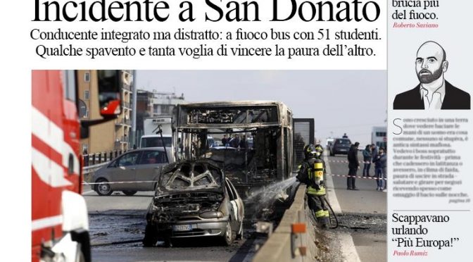 La prima pagina di Repubblica più vera dell’originale