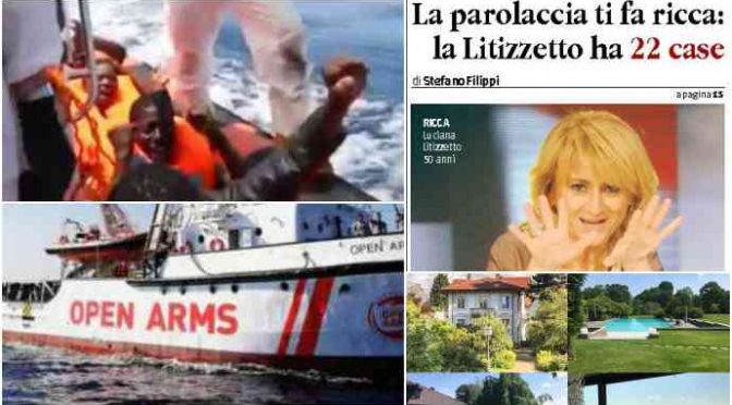 Luciana Littizzetto chiede sbarco Open Arms: ha 22 case e un impero immobiliare