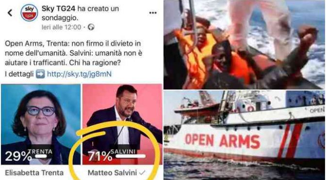 OpenArms: 71% italiani chiede divieto di sbarco