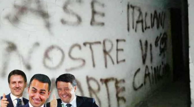 Toga rossa caccia italiani dalle case popolari: prima gli immigrati