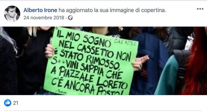 Ministro punisce il prof anti-sardine: “Sardine scordatevi il 6 a scuola”. Il PD: “Prof sarà sospeso”