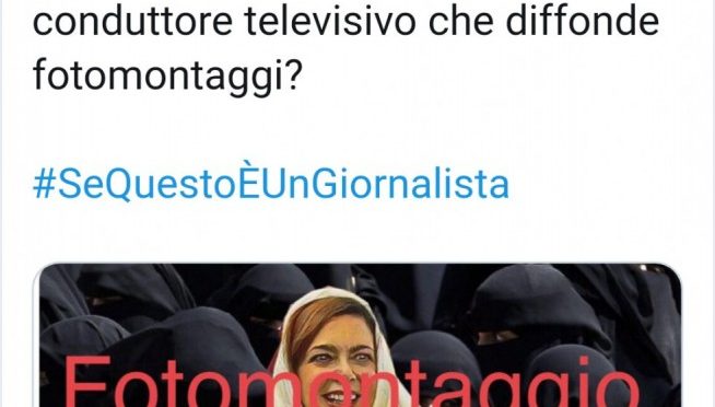 Boldrini contro Porro: “diffonde fotomontaggi”