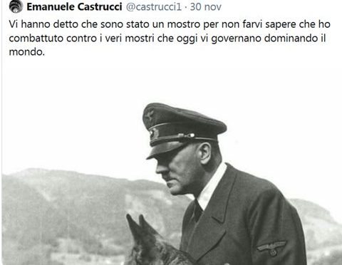 Tweet provocatorio su Hitler, prof sarà punito: “Sono libero di pensare quello che voglio”