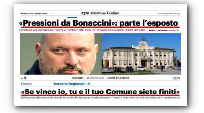 “Ritorsioni di Bonaccini se voti Lega”: telefonata lo incastra – VIDEO