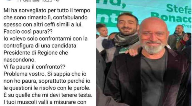 Bonaccini, candidato PD attacca Carabinieri: ‘Sono i ceffi di Salvini’