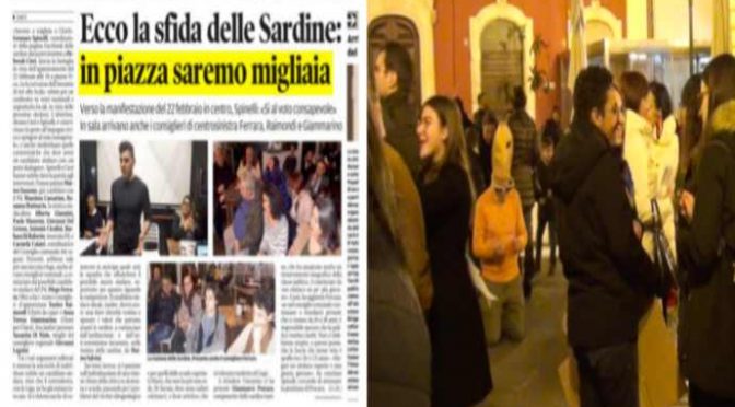 Flop sardine in piazza: “Scrivi almeno che eravamo 700”