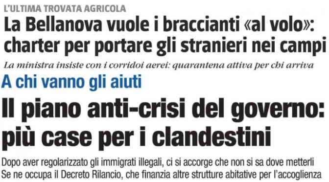 Il piano del Governo: ponte aereo di immigrati e più case ai clandestini