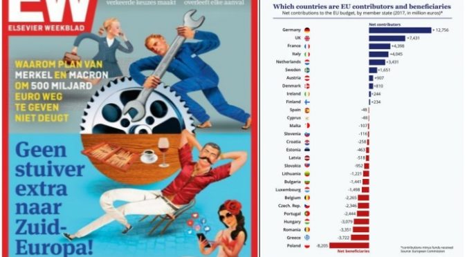 Settimanale olandese senza vergogna: italiani sono i parassiti d’Europa