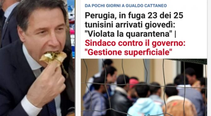 Fuggiti 23 tunisini da quarantena, bomba coronavirus sull’Italia: governo nasconde notizia per giorni