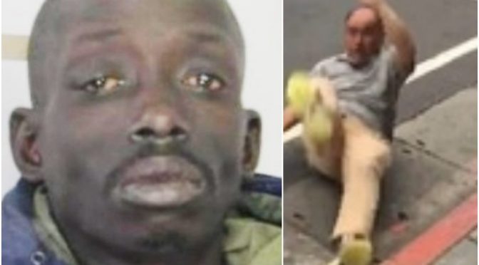 Anziano massacrato da africano: “Non respiro”, e gli schiaccia la testa a calci