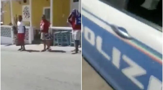 TUNISINI ESCONO DA HOTSPOT LAMPEDUSA, POLIZIA: “NON POSSIAMO FERMARLI” – VIDEO