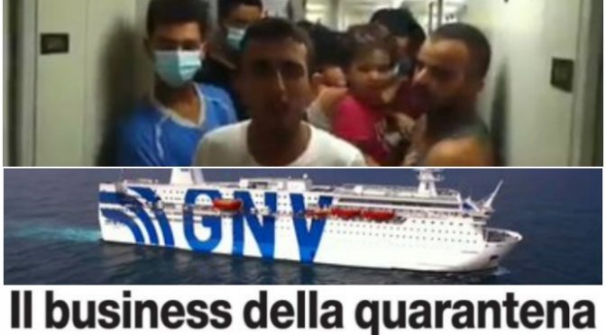 Tunisini in rivolta sulla nave quarantena, Governo li rassicura: “Non tornate in Tunisia”