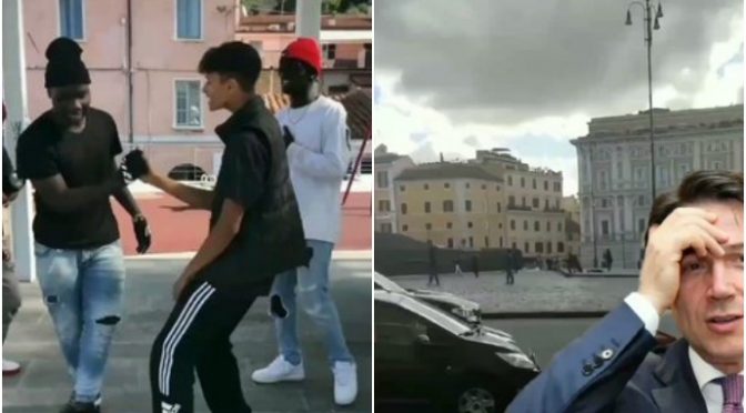 Niente coprifuoco per immigrati: risse, pestaggi e balli senza mascherina – VIDEO