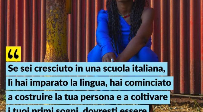 Presunta cantante africana: “Sono italiana perché vivo qui” 😂😂😂