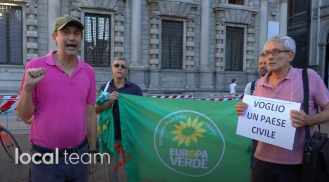 Diversamente maschi manifestano per il nigeriano – VIDEO