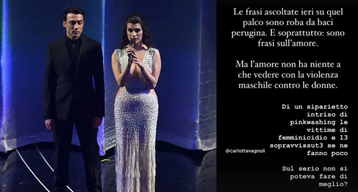 Sanremo. Elena Cecchettin rosica per non esserci e si scaglia contro attori di Mare fuori: “Da Baci Perugina”