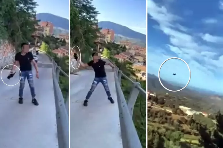 Getta gattino dal ponte e posta le immagini: non è ancora in galera